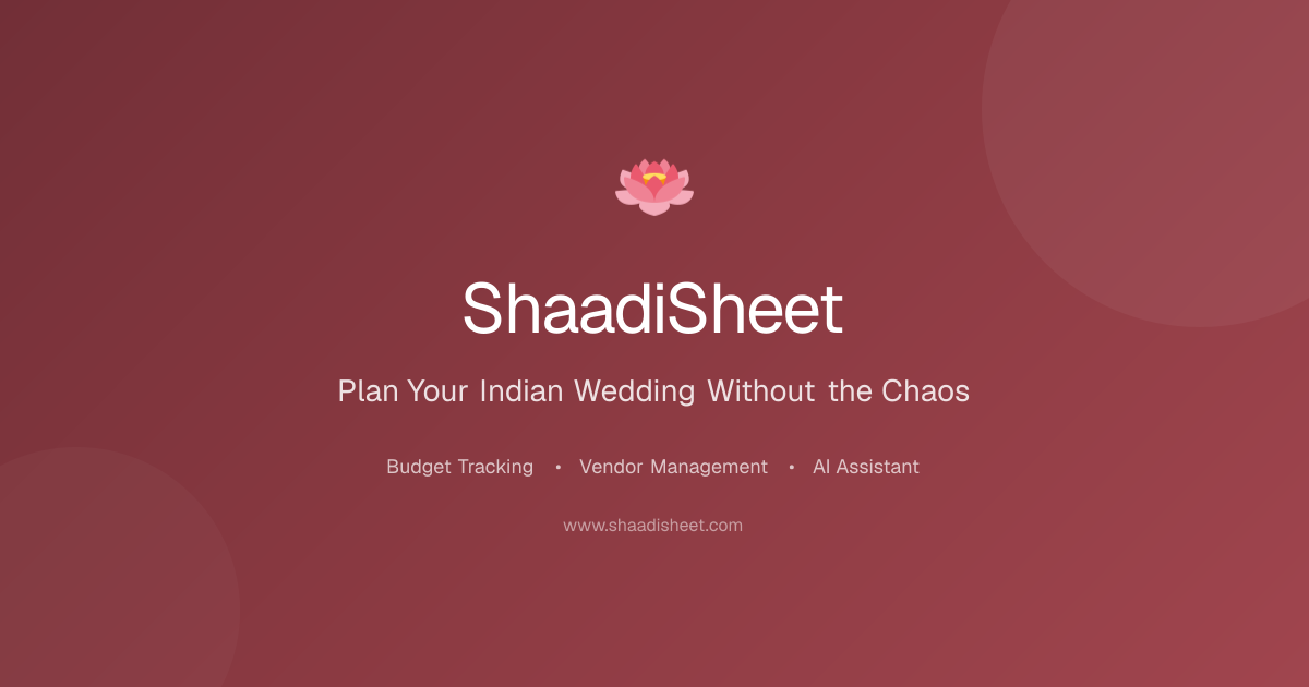 Shaadi Sheet